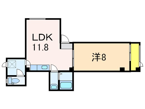 西沢ビルの物件間取画像